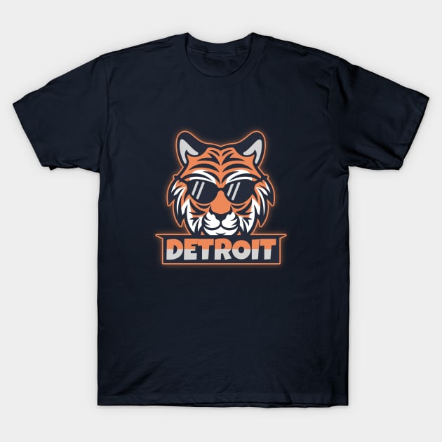 Detroit Tigers T-Shirt by BVHstudio